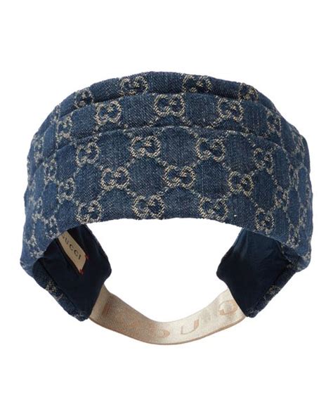 gucci silk headband|gucci denim headband.